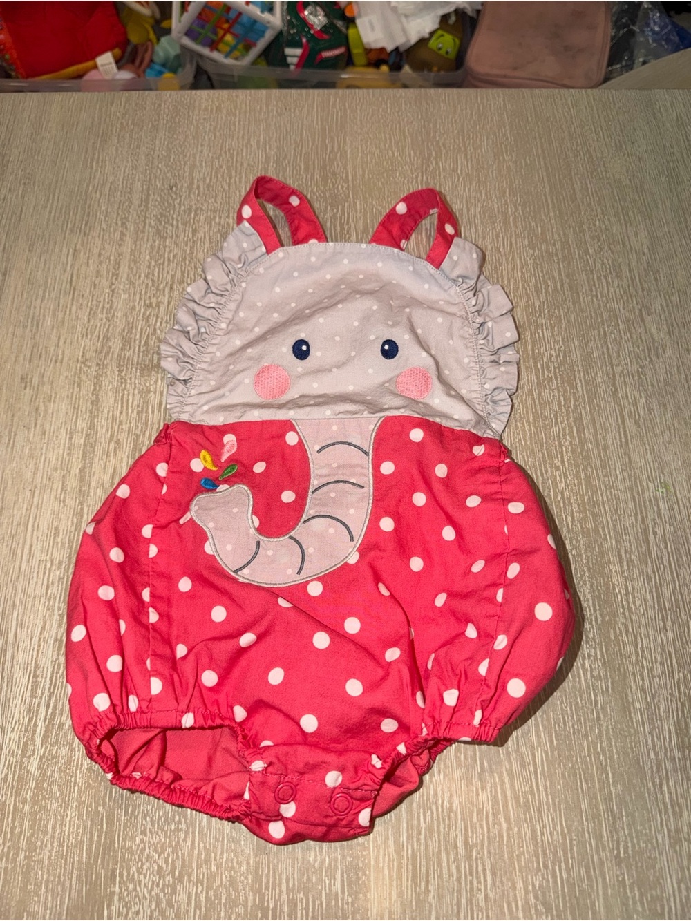 Baby Boden Elephant Bubble Romper size 12-18 months